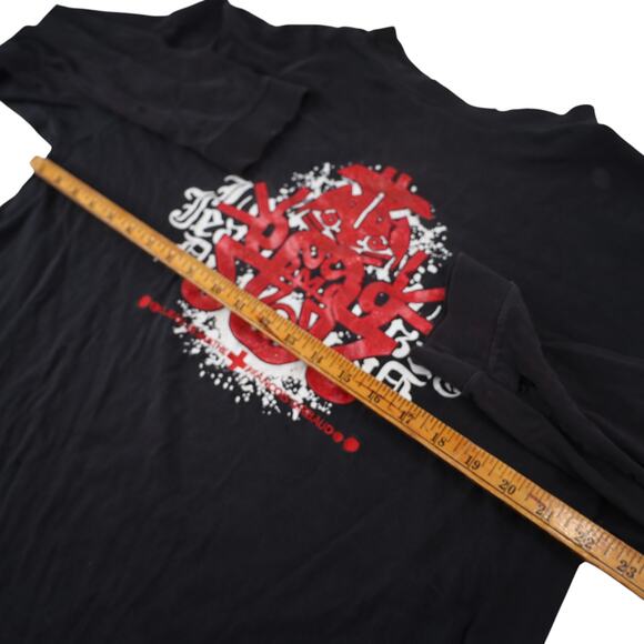 Vintage Y2k Marithe + Francois Girbaud Graffiti Spellout Long Sleeve Shirt - Picture 10 of 11